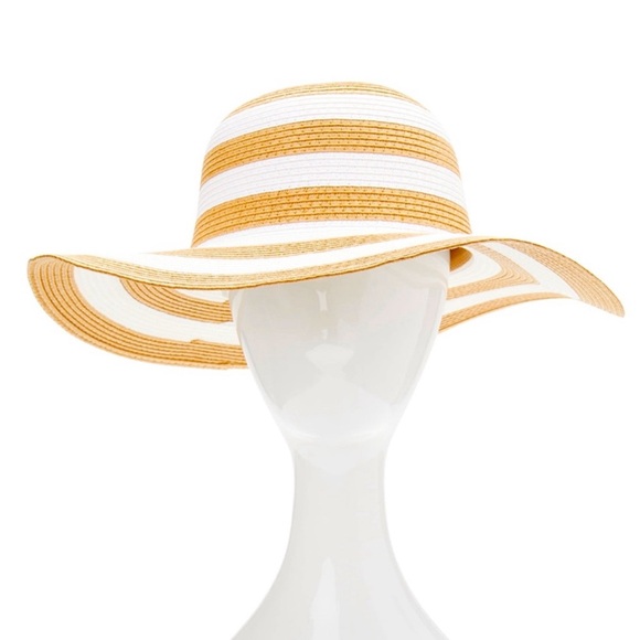 Stripe Women’s Floppy Hat | Time & Tru | NWT - Picture 3 of 9